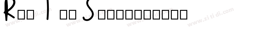 Red Top Stencil字体转换